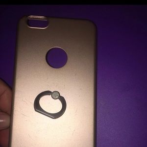 Iphone case + ring 6/6s plus
